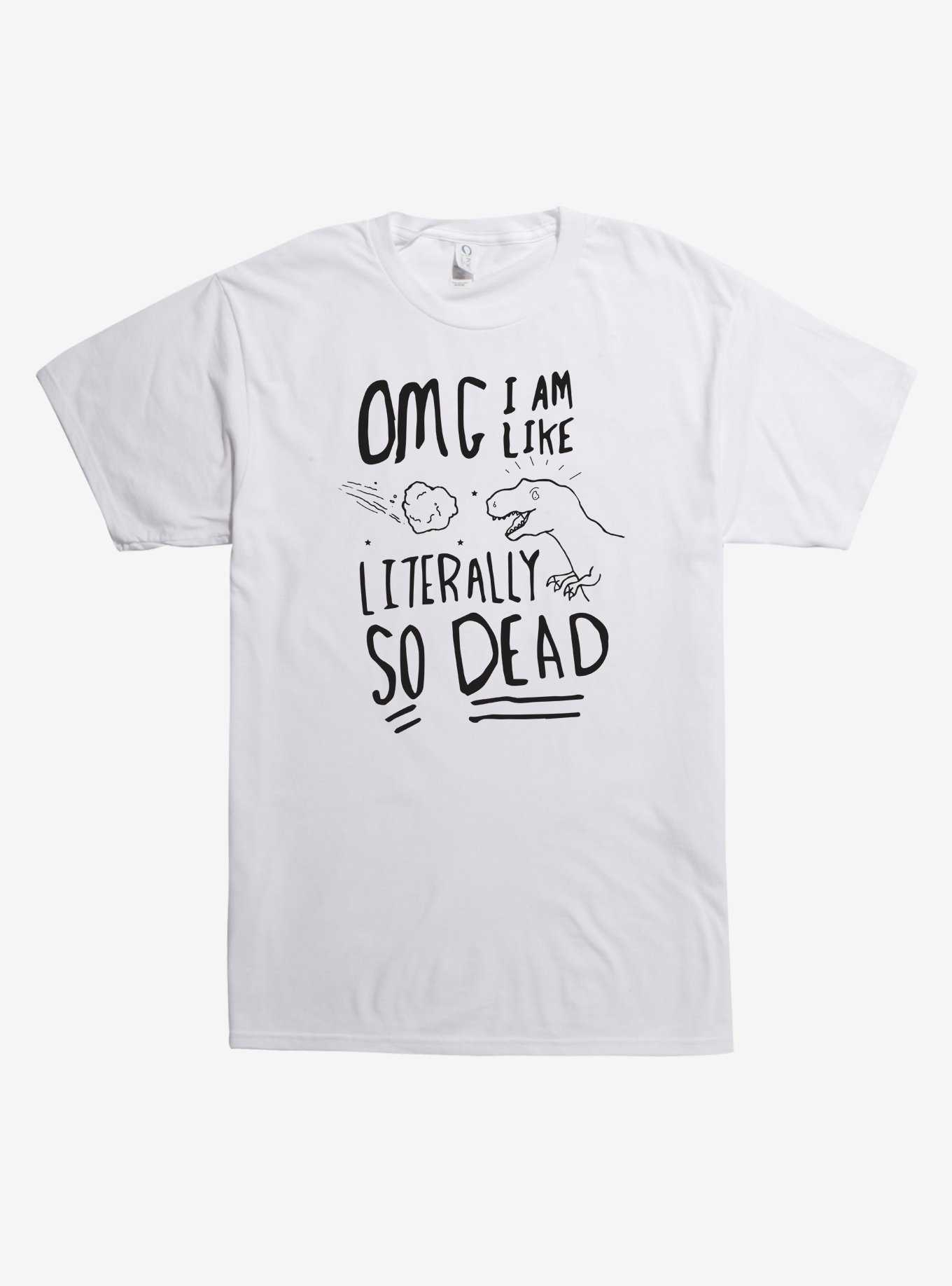 Literally So Dead Dinosaur T-Shirt, , hi-res