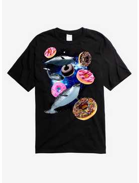 Space Donut Narwhal T-Shirt, , hi-res