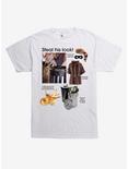 Steal His Look Raccoon T-Shirt, WHITE, hi-res
