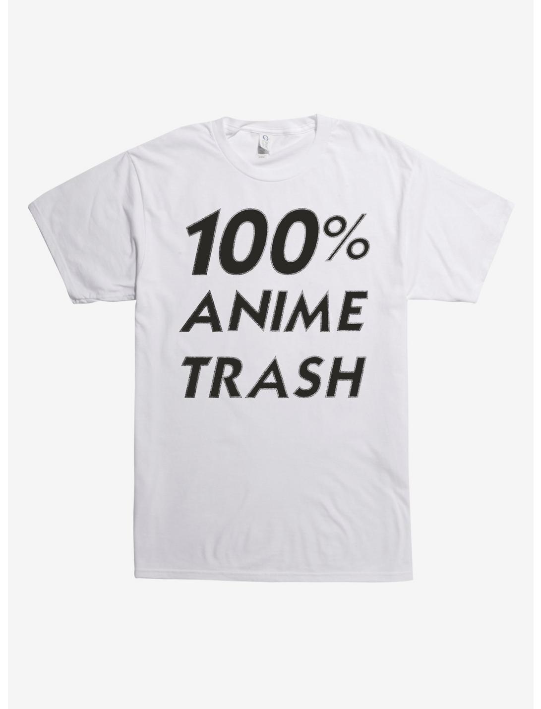Anime Trash T-Shirt, WHITE, hi-res