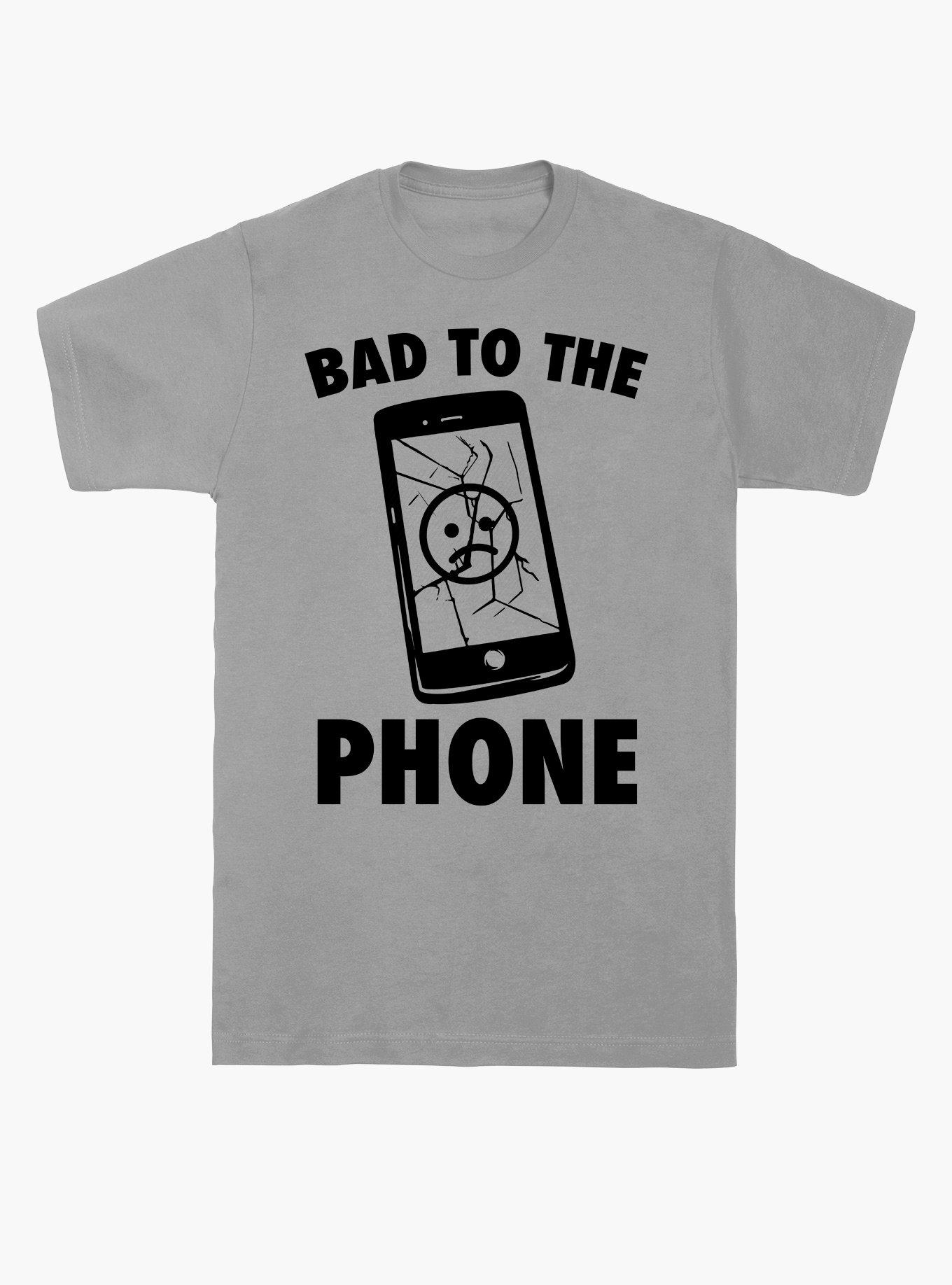 Bad To The Phone T-Shirt, STORM GREY, hi-res