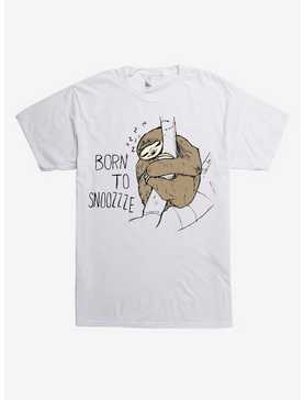 Born To Snoozzze Sloth T-Shirt, , hi-res