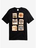 Cats In Bread T-Shirt, BLACK, hi-res
