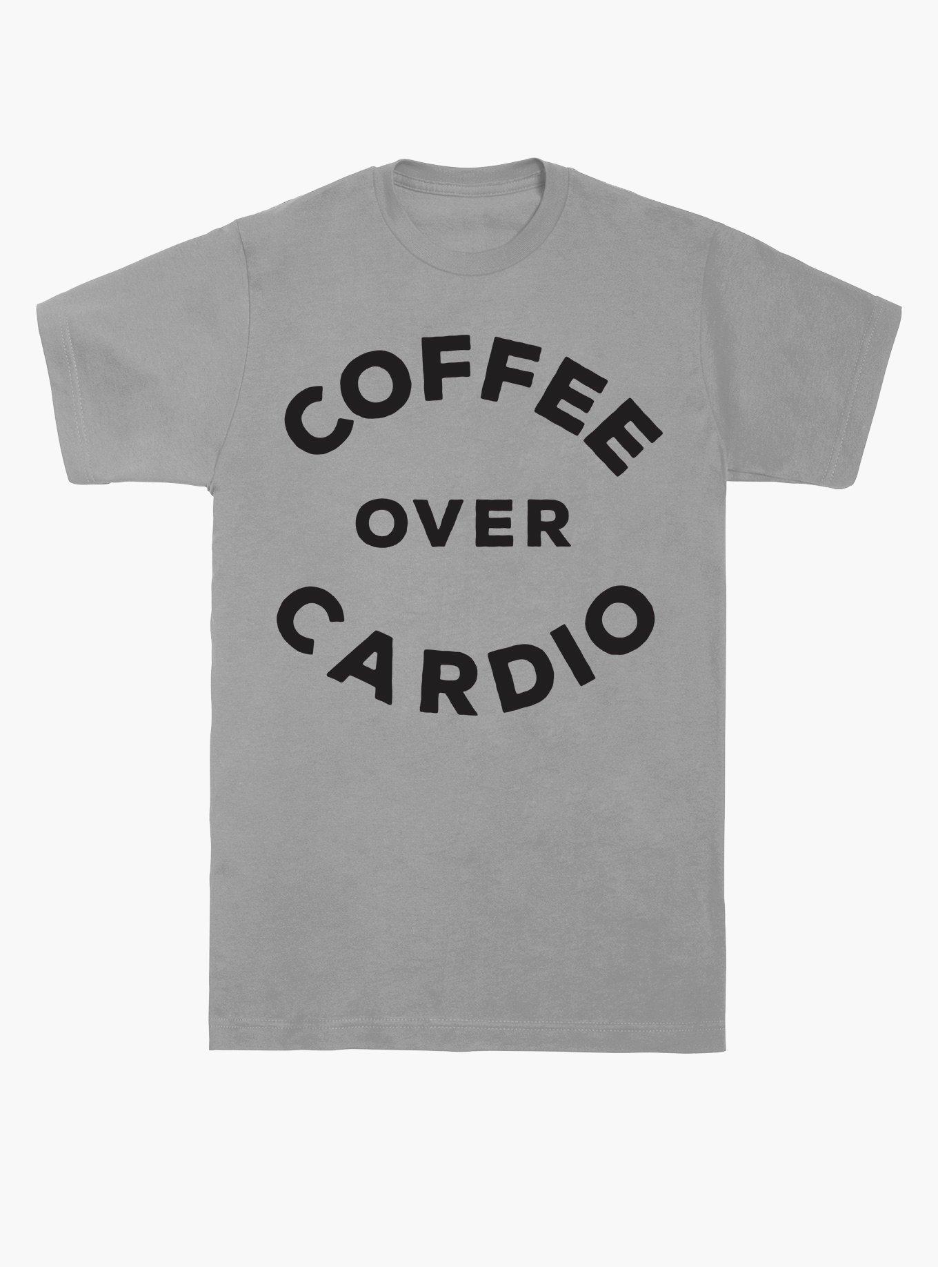 Coffee Over Cardio T-Shirt, STORM GREY, hi-res