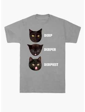 Derp Derper Derpiest Cat T-Shirt, , hi-res