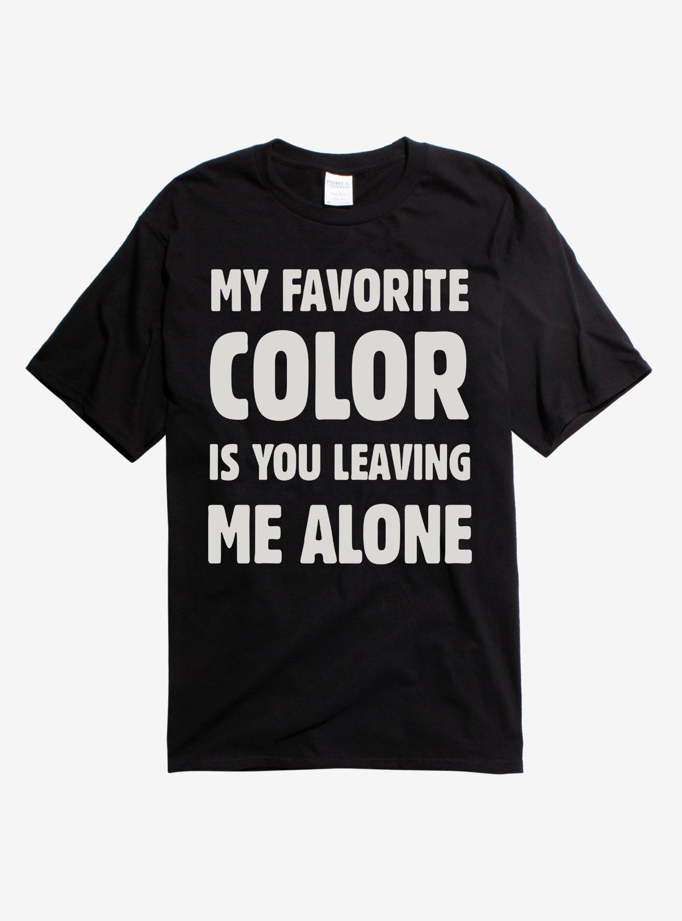 My Favorite Color T-Shirt, BLACK, hi-res