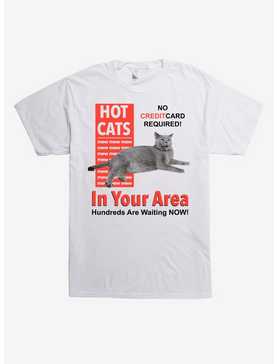 Hot Cats In Your Area T-Shirt, , hi-res