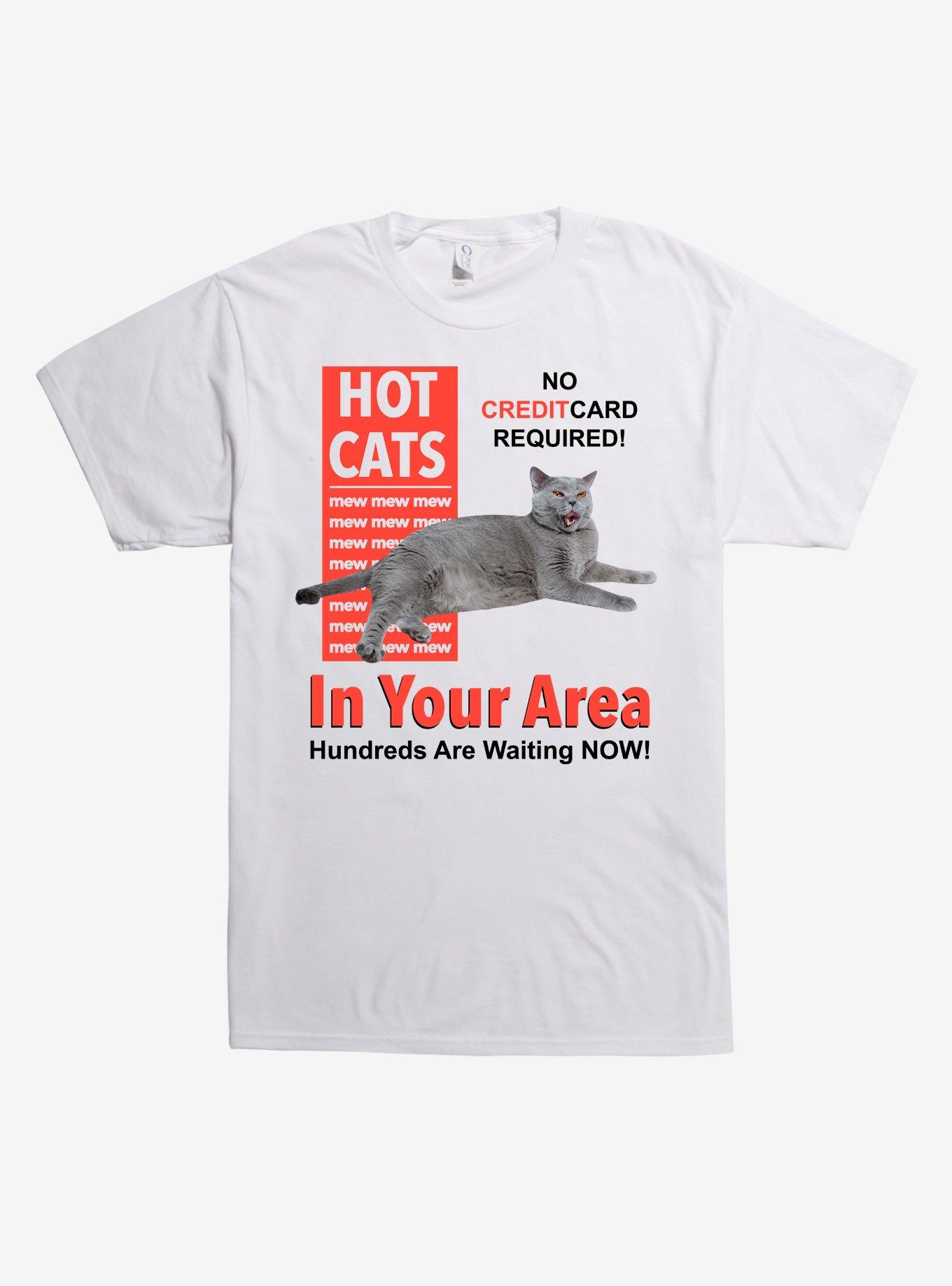 Hot Cats In Your Area T-Shirt, , hi-res