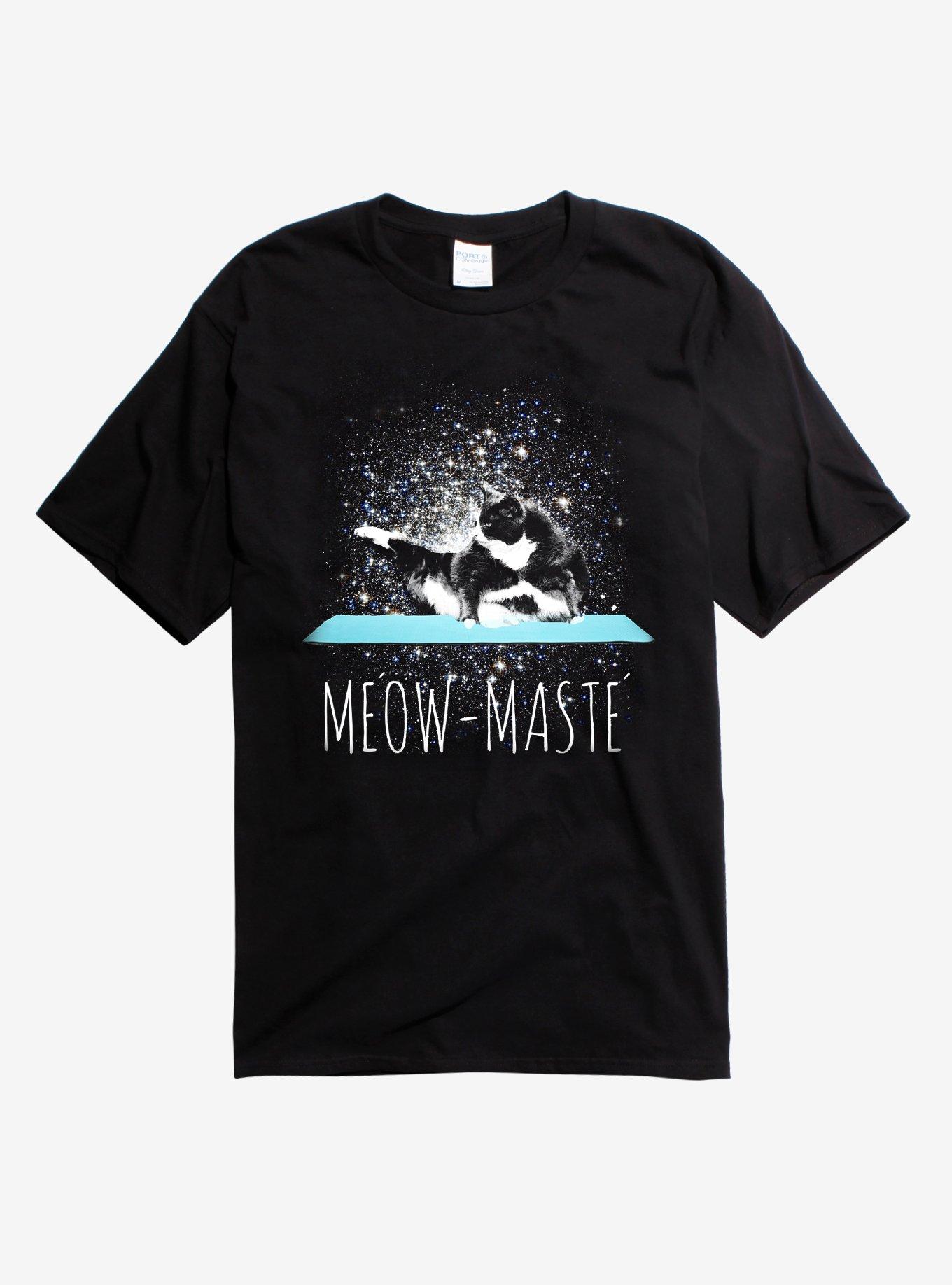 Meow Maste Yoga Cat T-Shirt