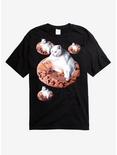 Cookie Cat Space T-Shirt, BLACK, hi-res