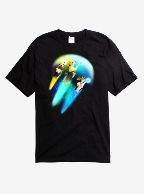 Dogs In Space T-Shirt - BLACK | Hot Topic
