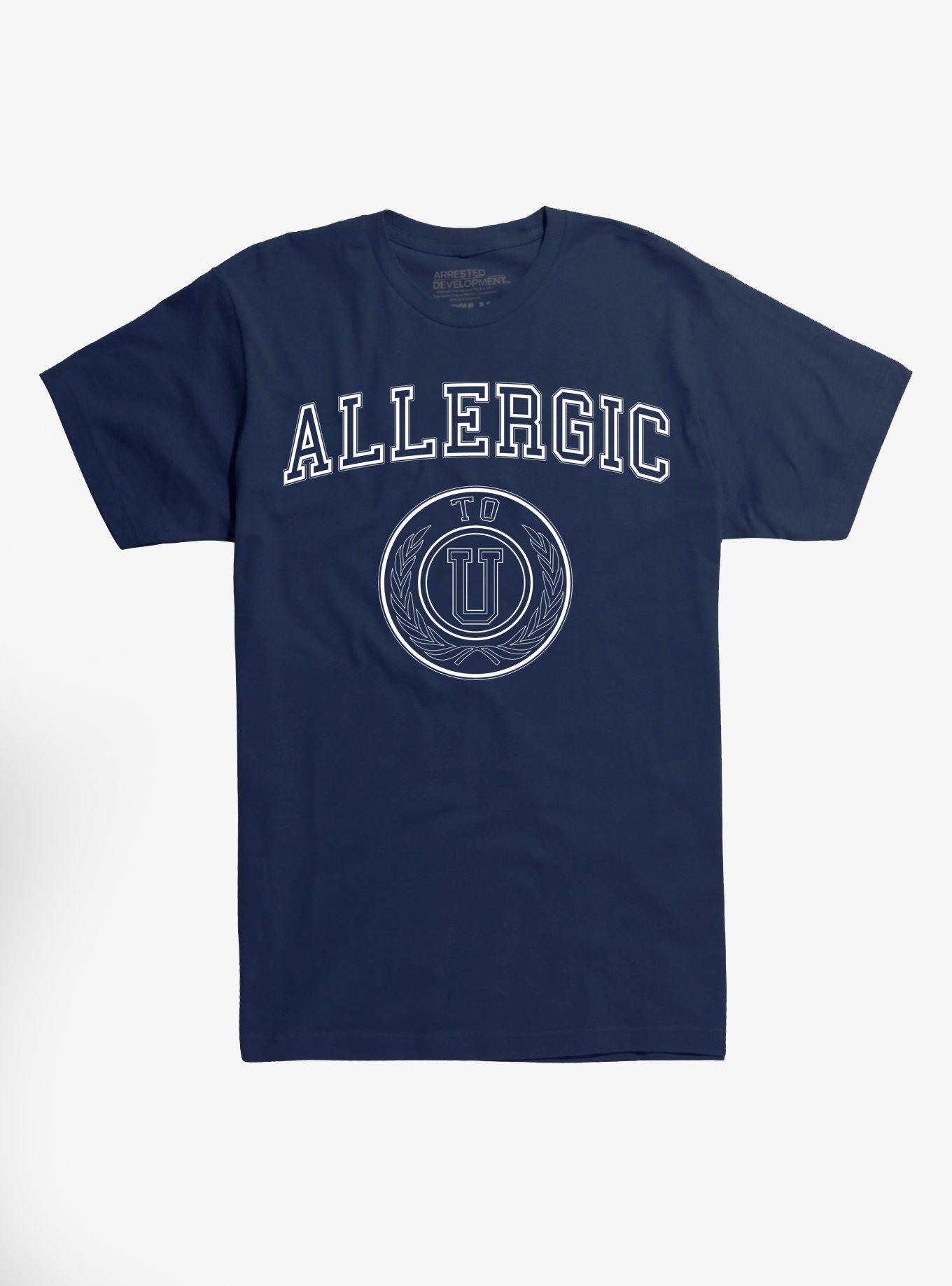 Allergic To You T-Shirt, NAVY, hi-res