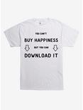 Download Happiness T-Shirt, WHITE, hi-res