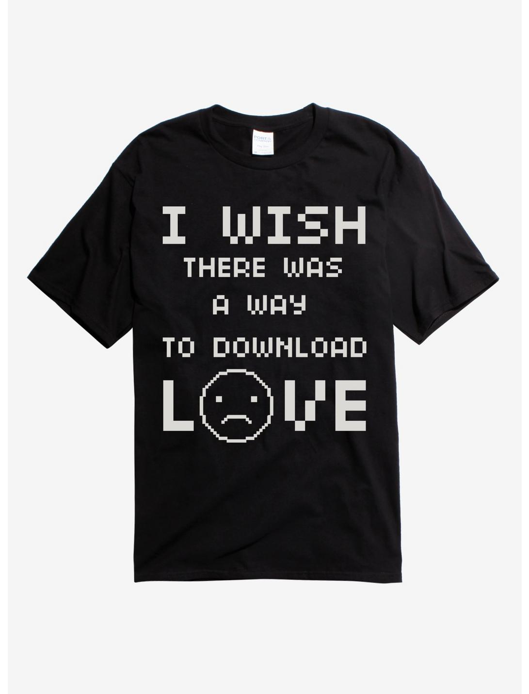 Download Love T-Shirt, BLACK, hi-res