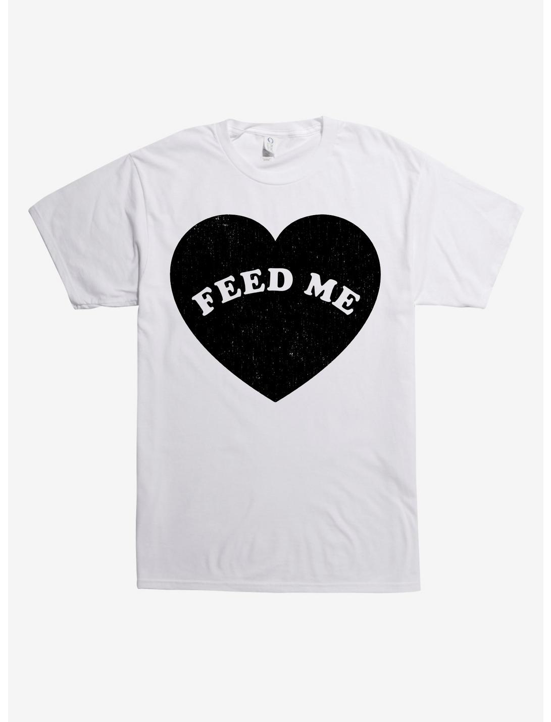 Feed Me Heart T-Shirt, WHITE, hi-res