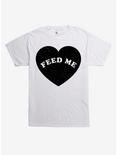 Feed Me Heart T-Shirt, WHITE, hi-res