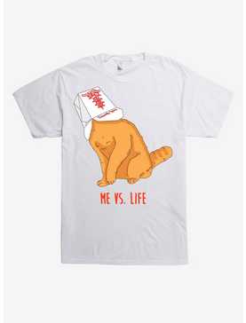 Me Vs Life Cat T-Shirt, , hi-res