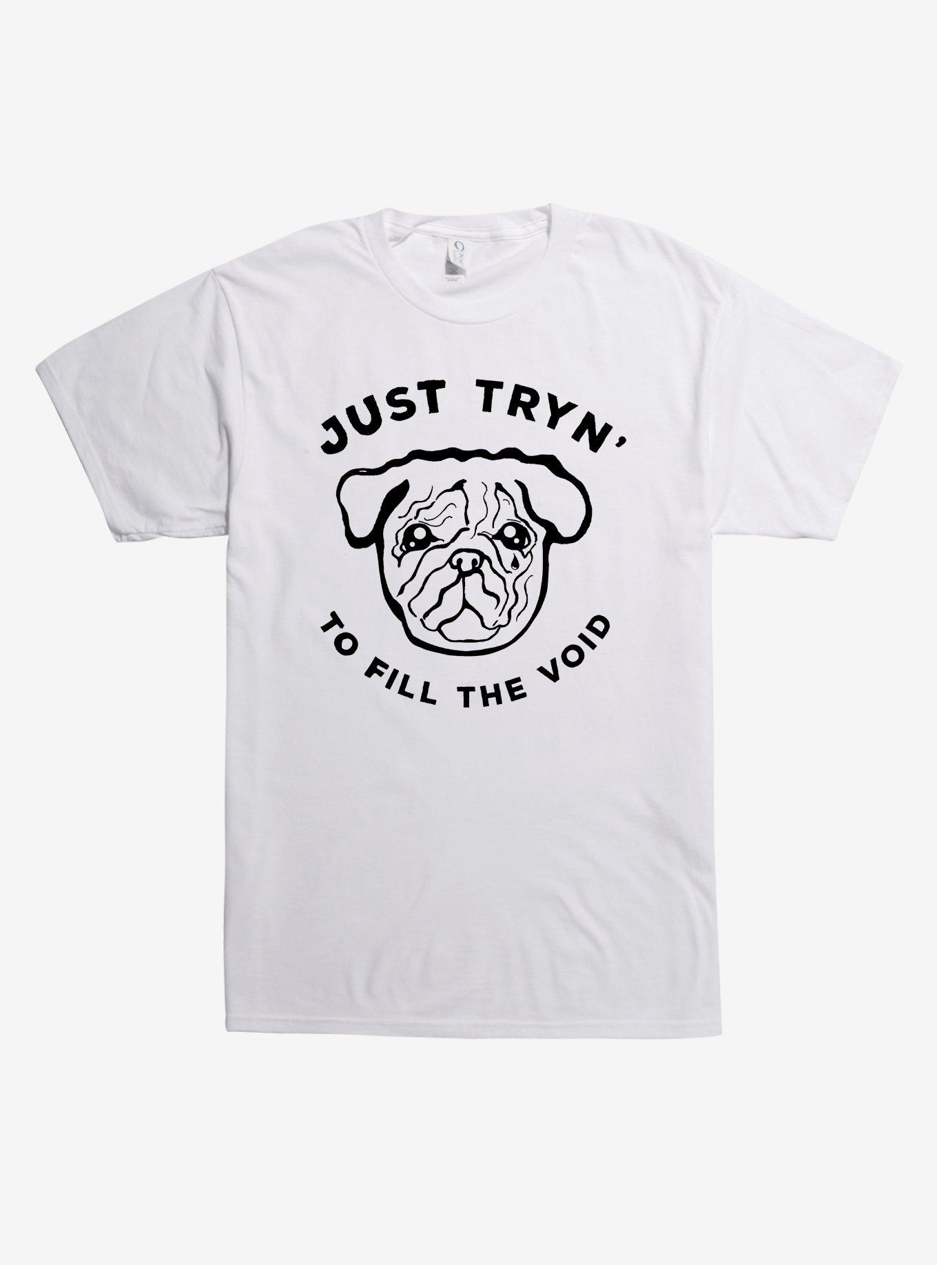 Fill The Void Dog T-Shirt, WHITE, hi-res