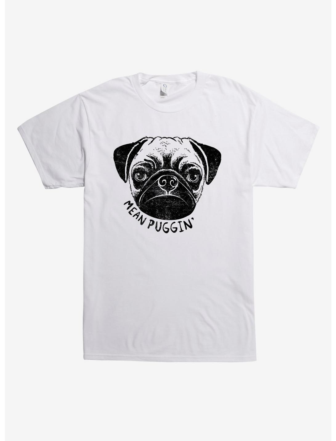 Mean Puggin T-Shirt, WHITE, hi-res