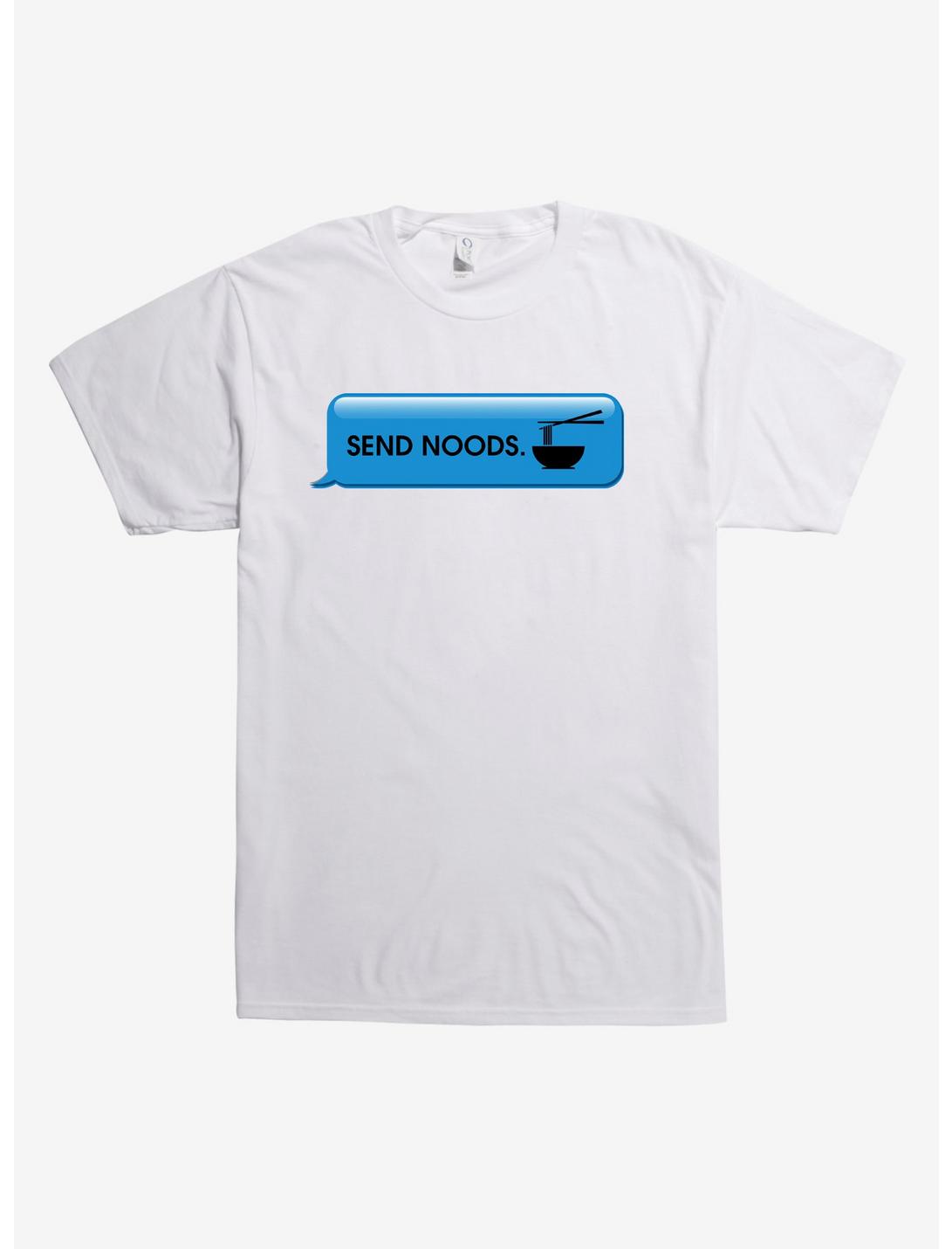 Send Noods T-Shirt, WHITE, hi-res