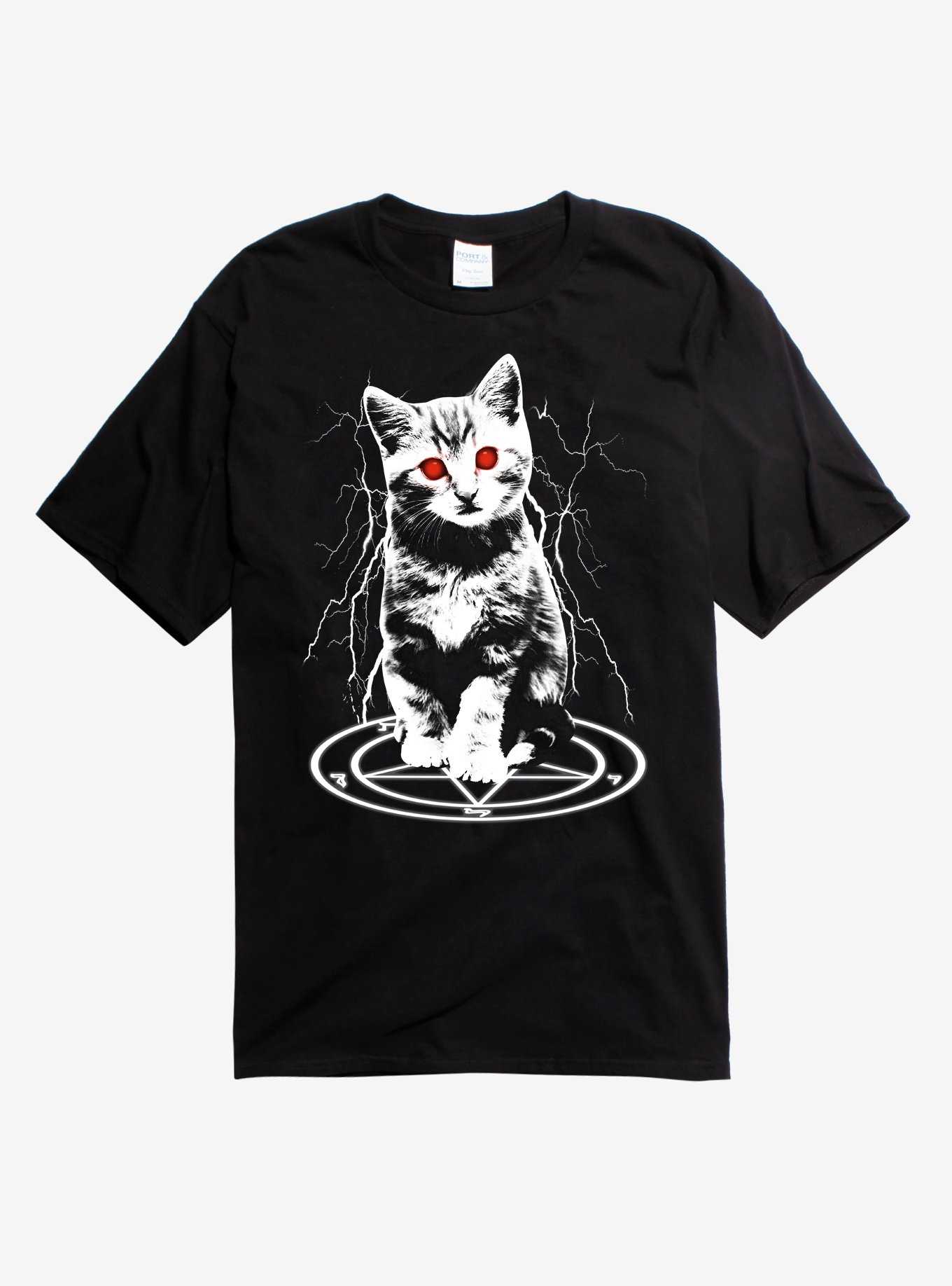 Demon Cat T-Shirt, , hi-res