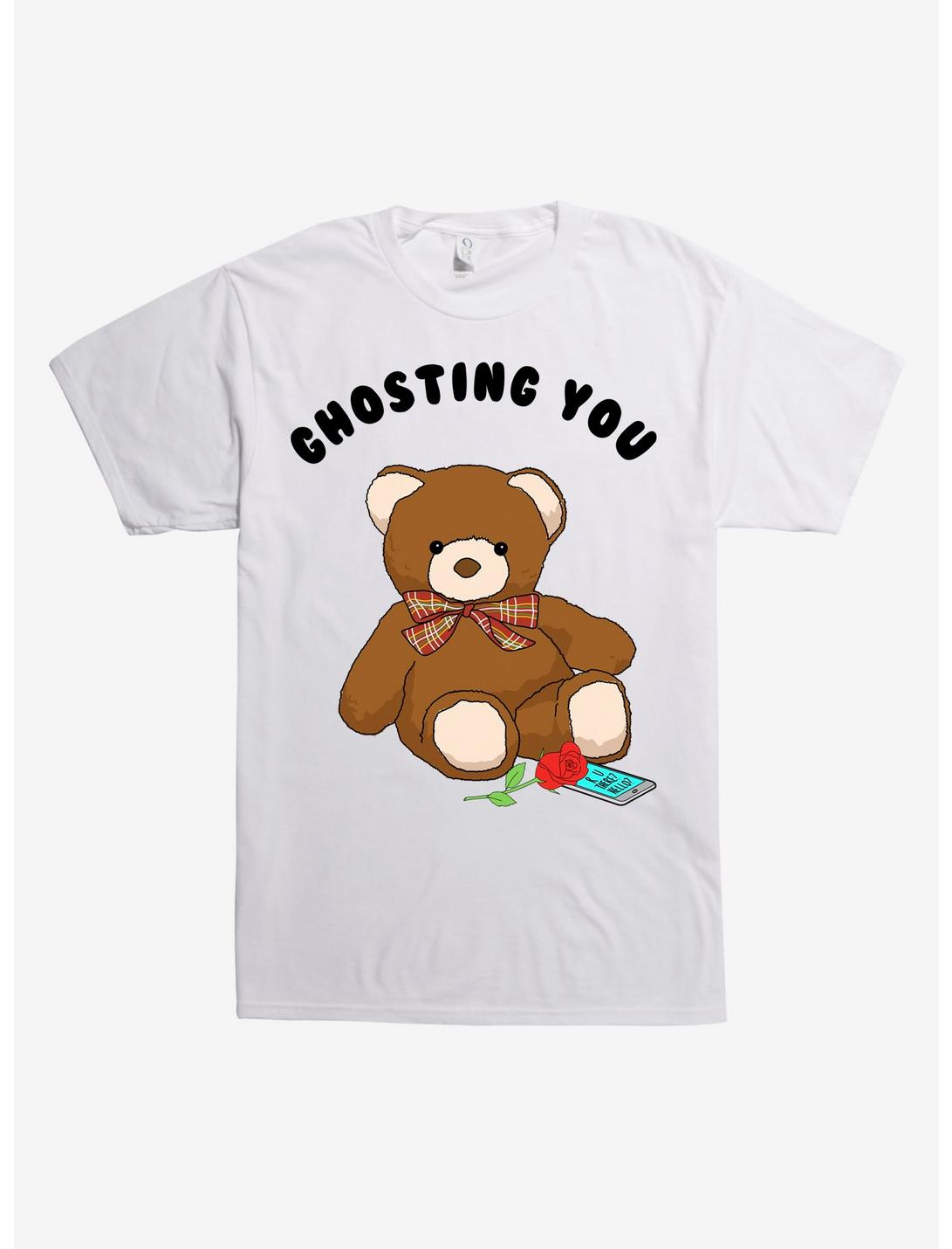 Ghosting You Bear T-Shirt, WHITE, hi-res