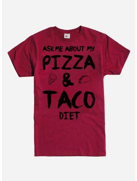 Pizza & Taco Diet T-Shirt, , hi-res
