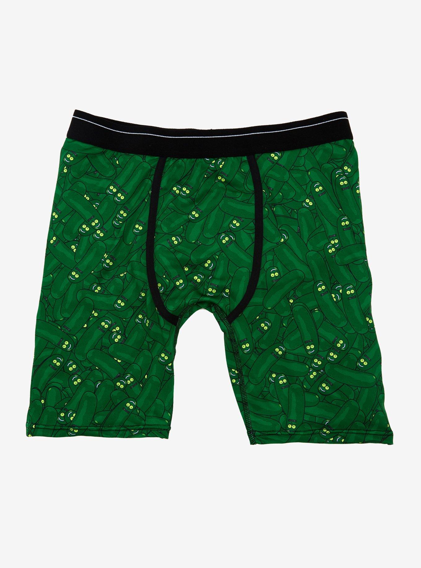 Rick and Morty Pickle Rick Boxer Briefs