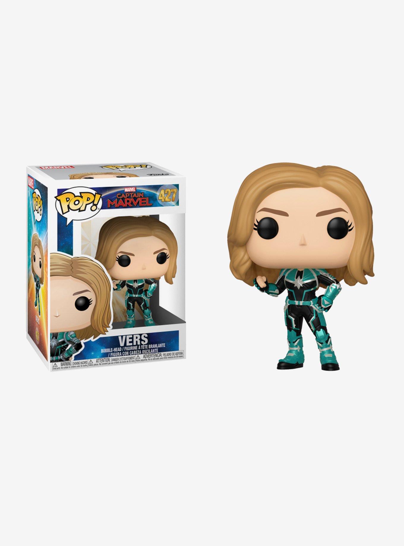 Funko Pop! Marvel Captain Marvel Vers Vinyl Bobble-Head, , hi-res