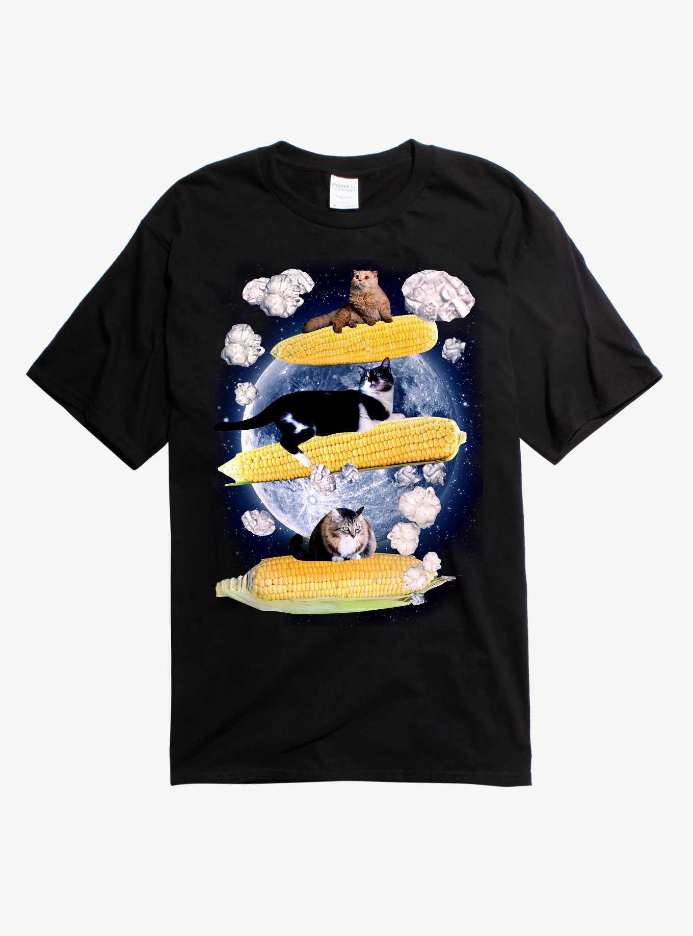 Cat Corn T-Shirt, , hi-res