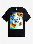 Burger Dog T-Shirt, BLACK, hi-res