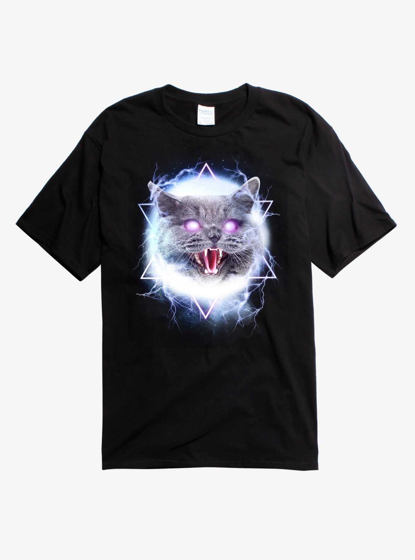 Lightning Cat T-Shirt, , hi-res