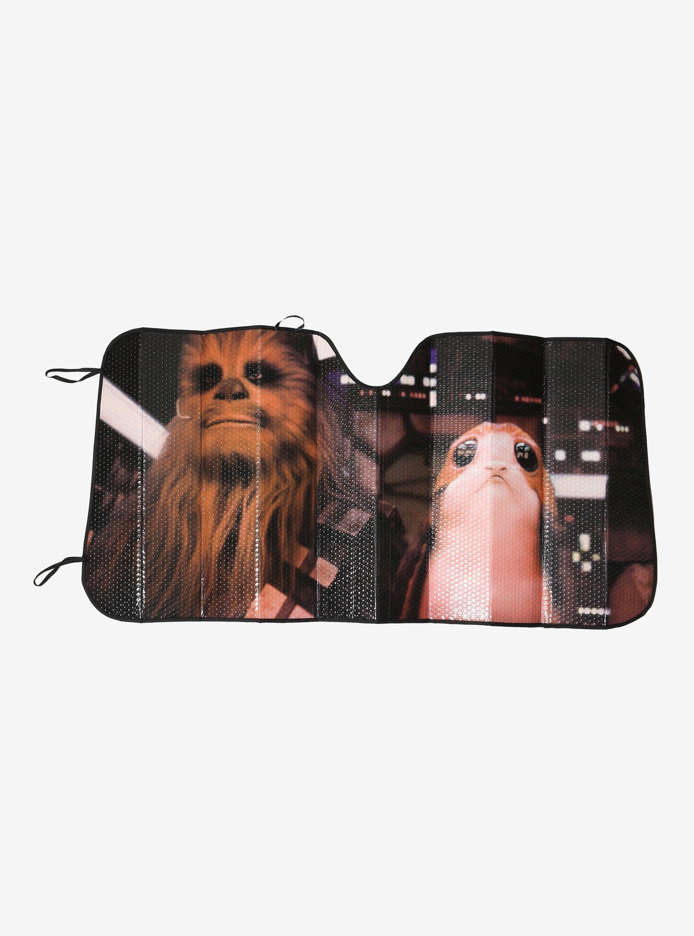 Star Wars Porg & Chewbacca Accordion Sunshade, , hi-res