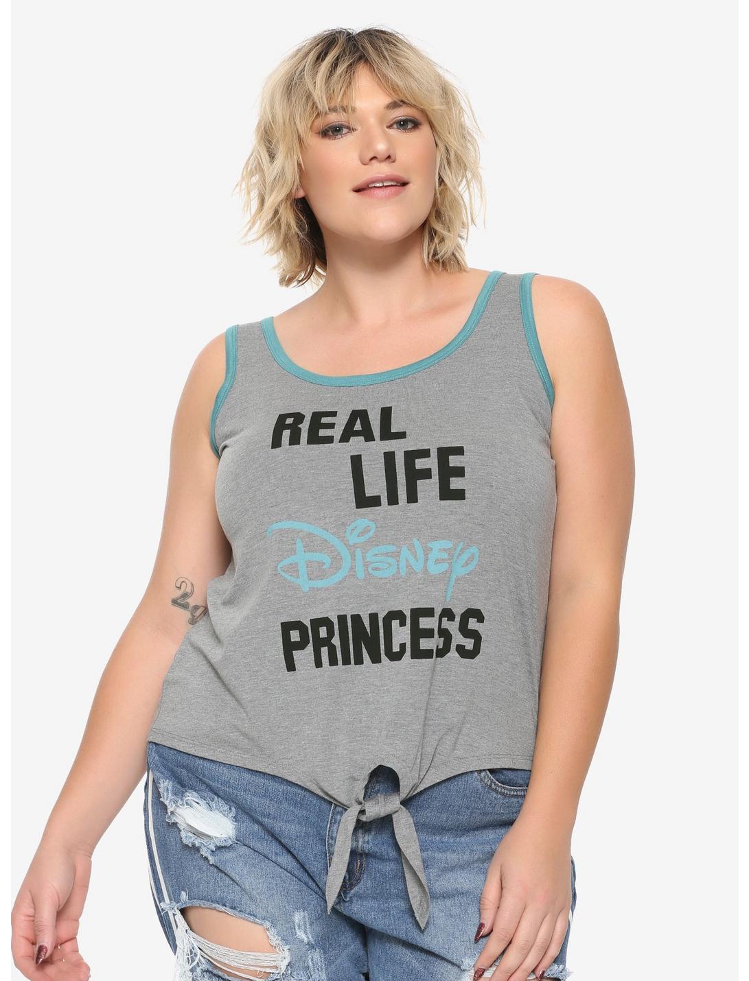 Destination Disney Real Life Princess Tie-Front Tank Top Plus Size, MULTI, hi-res