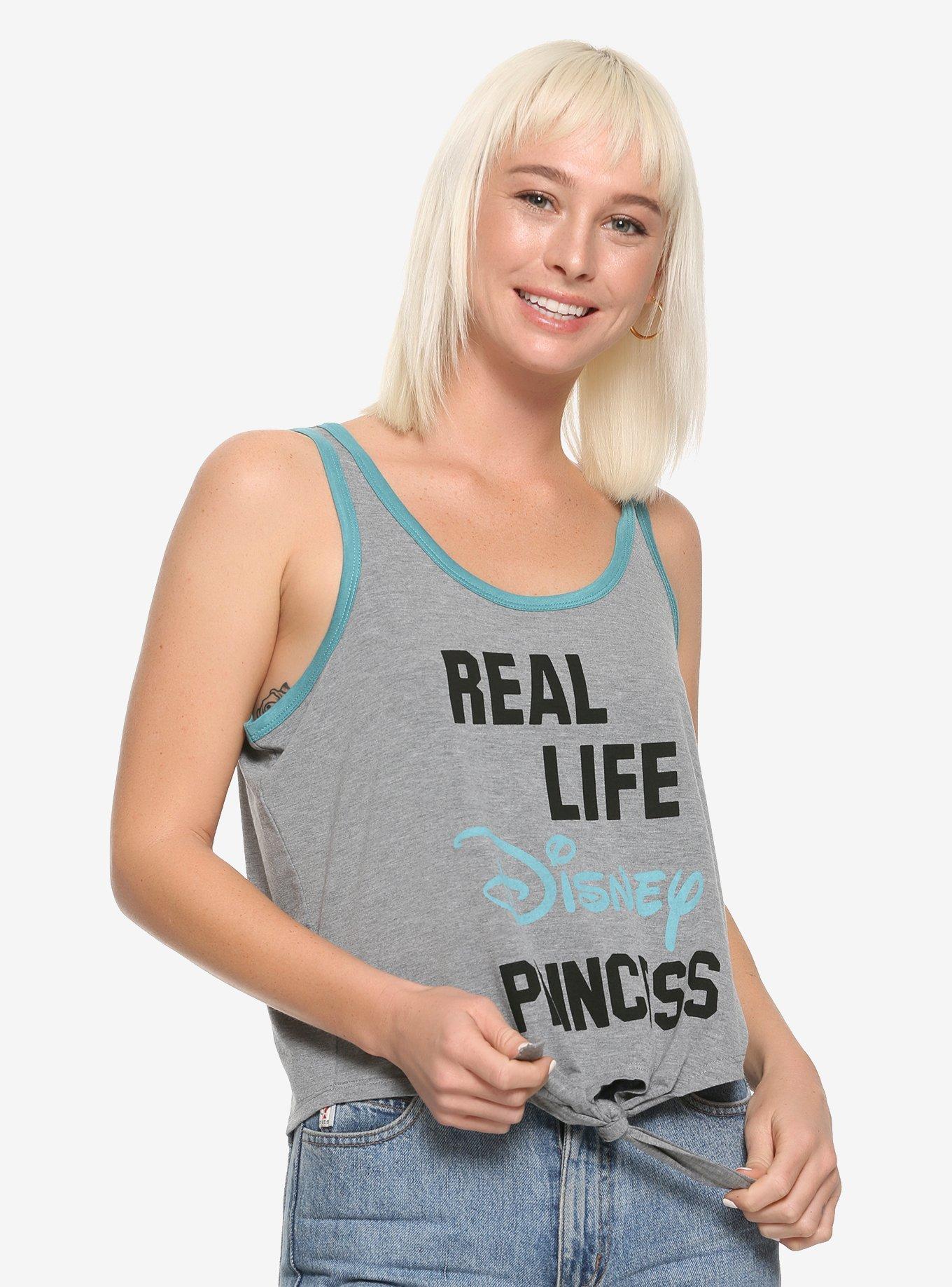 Disney Real Life Disney Princess Tie-Front Tank Top, MULTI, hi-res