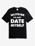 WTV I'll Just Date Myself T-Shirt, BLACK, hi-res