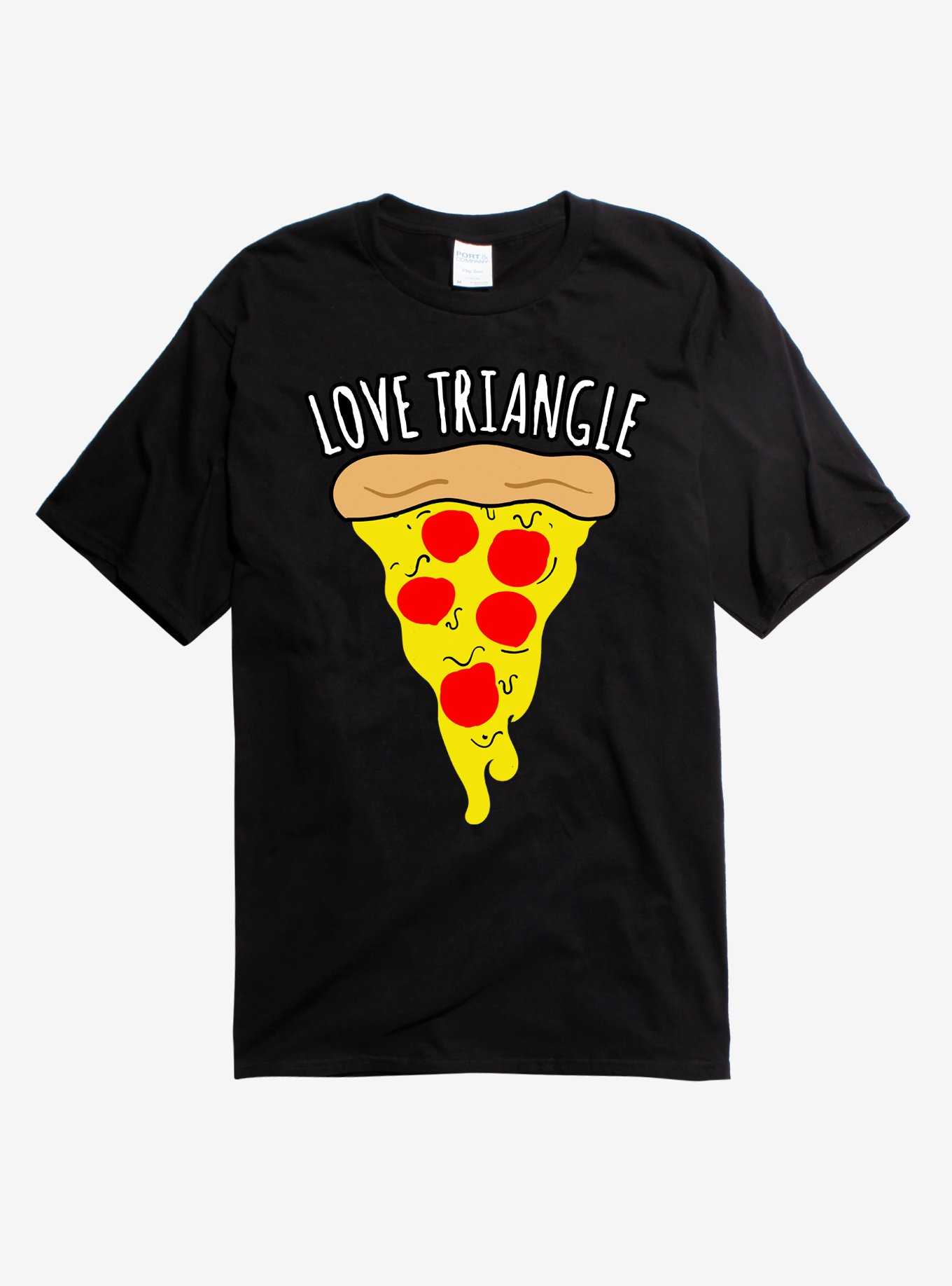 Love Triangle Pizza T-Shirt, , hi-res