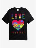 Love Yourself Pride T-Shirt, BLACK, hi-res