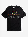 Love is Love Pride T-Shirt, BLACK, hi-res