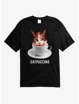 Catpuccino Cat in Coffee T-Shirt, , hi-res