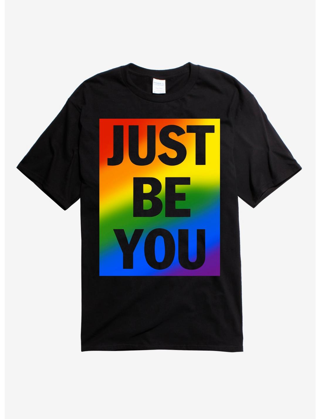 Just Be You Pride T-Shirt, BLACK, hi-res