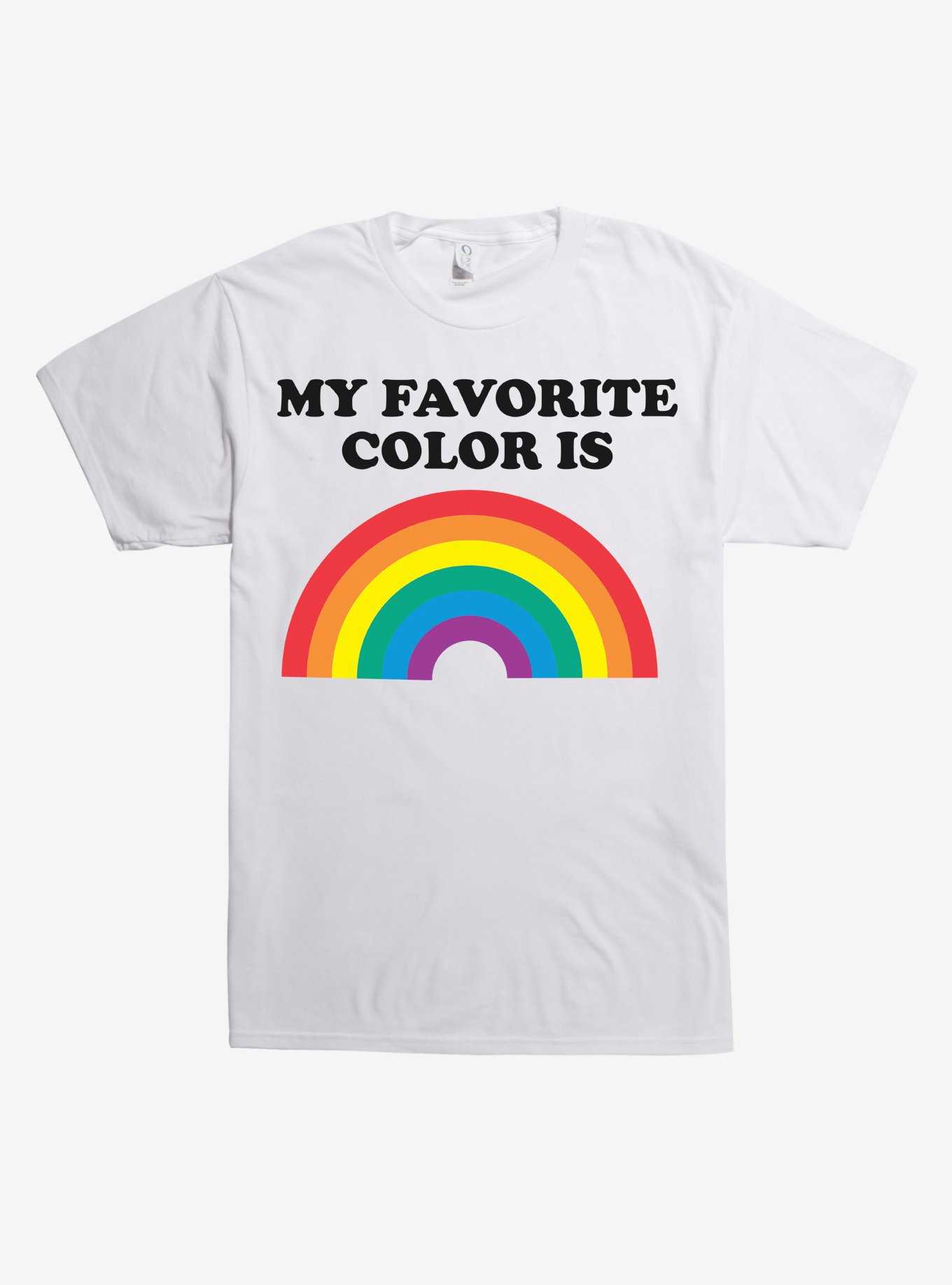 My Favorite Color Is Rainbow T-Shirt, , hi-res