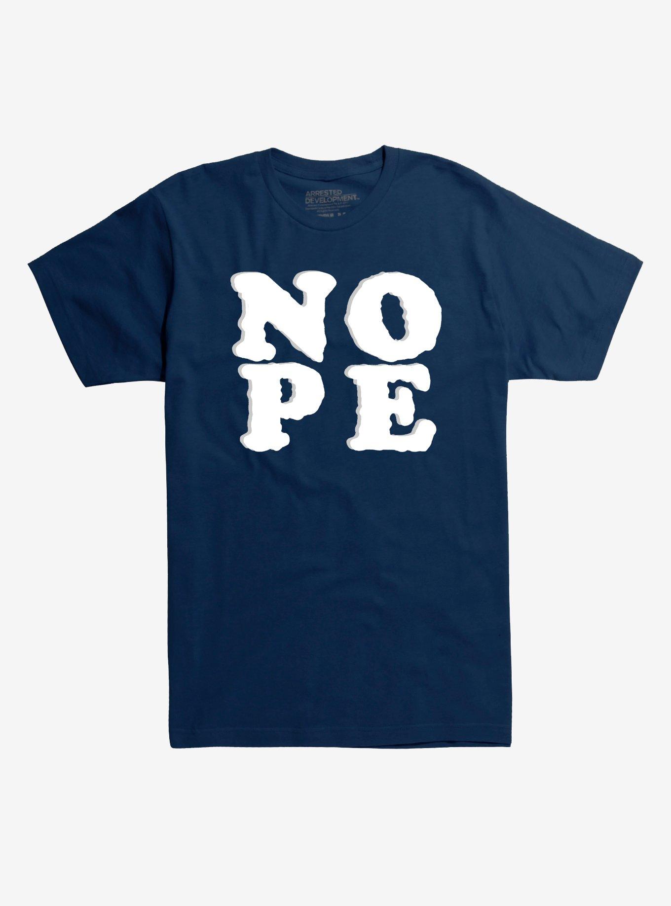 Nope T-Shirt - BLUE | Hot Topic