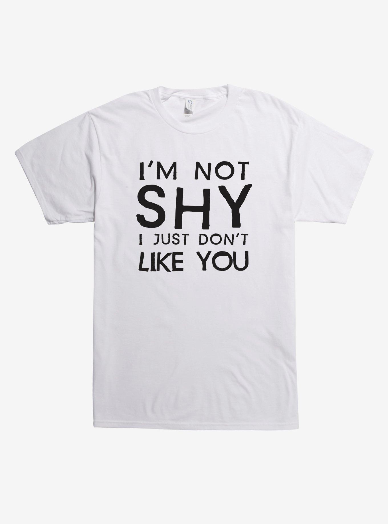I m shy. I'M White, i'm Black, футболка. I'M not Alone футболка. I'M not whining i'm complaining футболка.