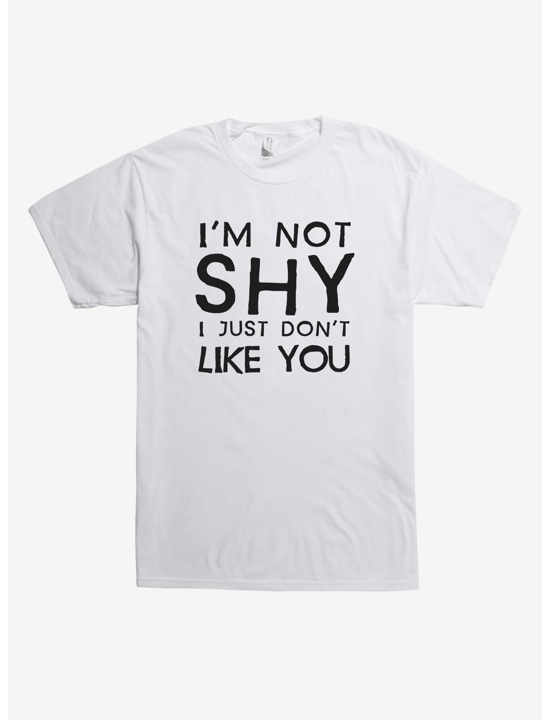 I'm Not Shy T-Shirt, WHITE, hi-res