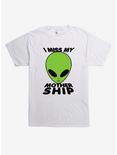 I Miss My Mother Ship T-Shirt, WHITE, hi-res