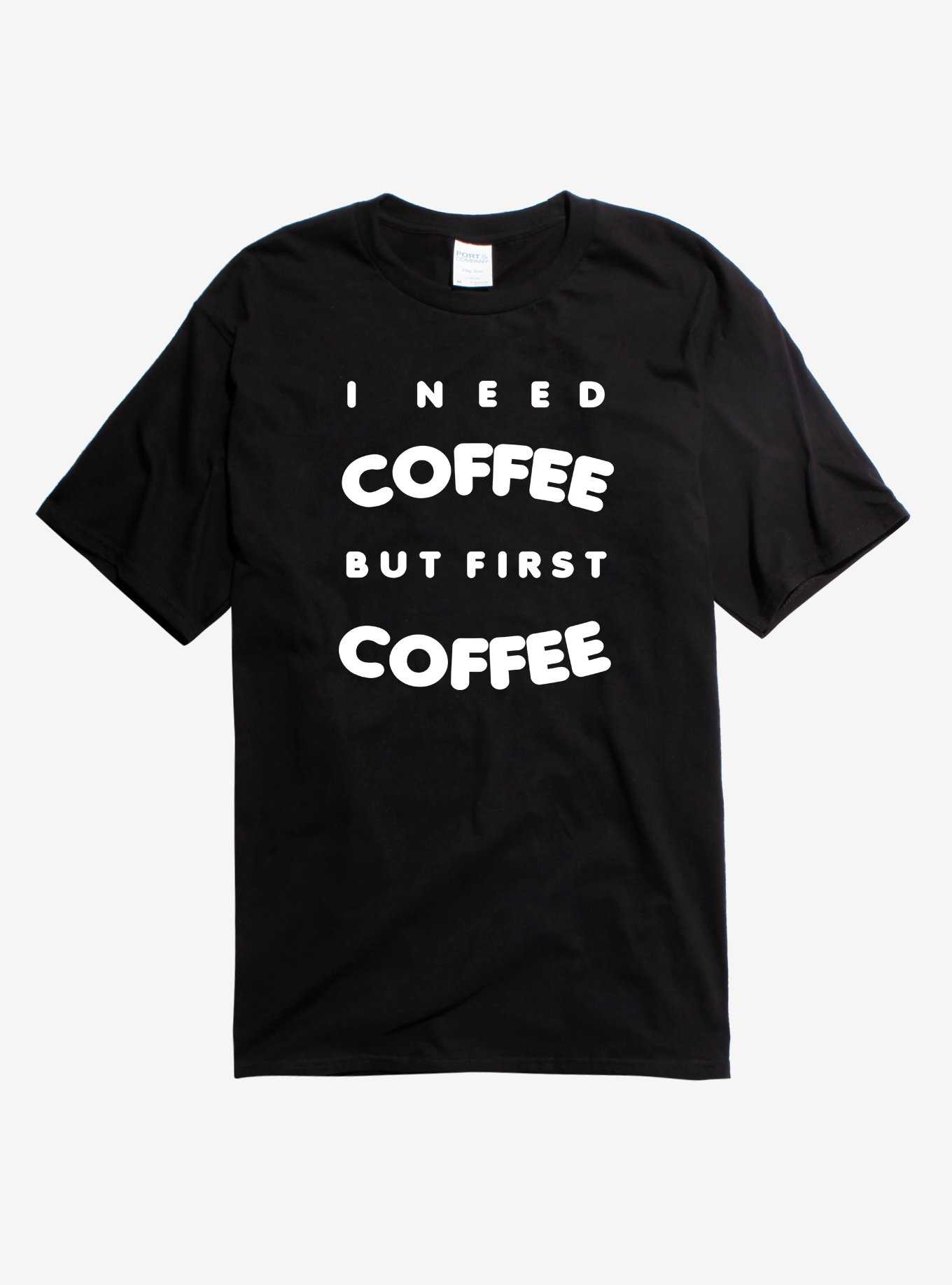 But First Coffee T-Shirt, , hi-res
