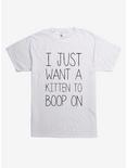 I Just Want A Kitten T-Shirt, WHITE, hi-res