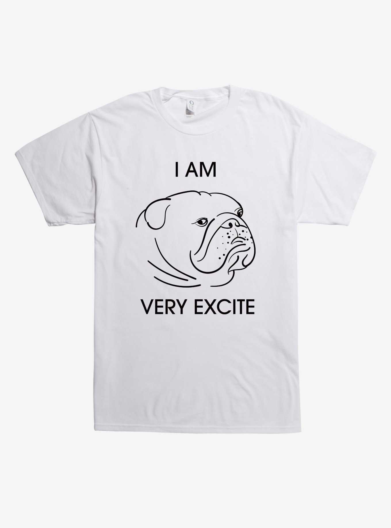 I Am Very Excite Dog T-Shirt, , hi-res