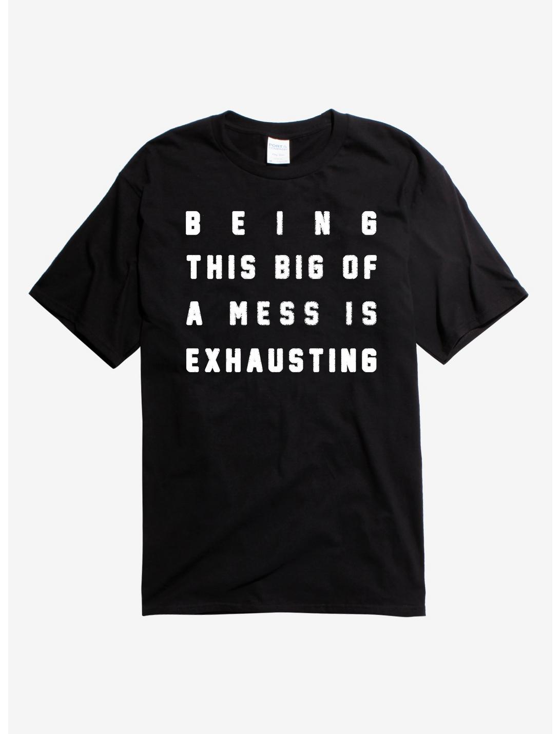 This Big Of A Mess T-Shirt, BLACK, hi-res